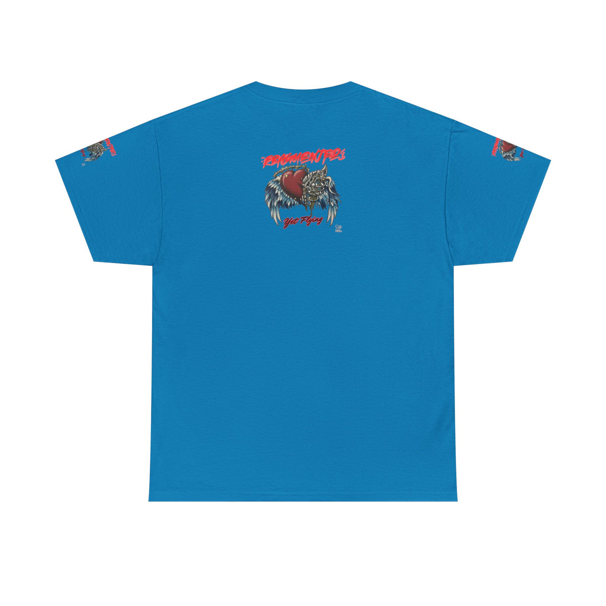 Fragmented Heart Wings tee | Broken Heart with Wings graphic