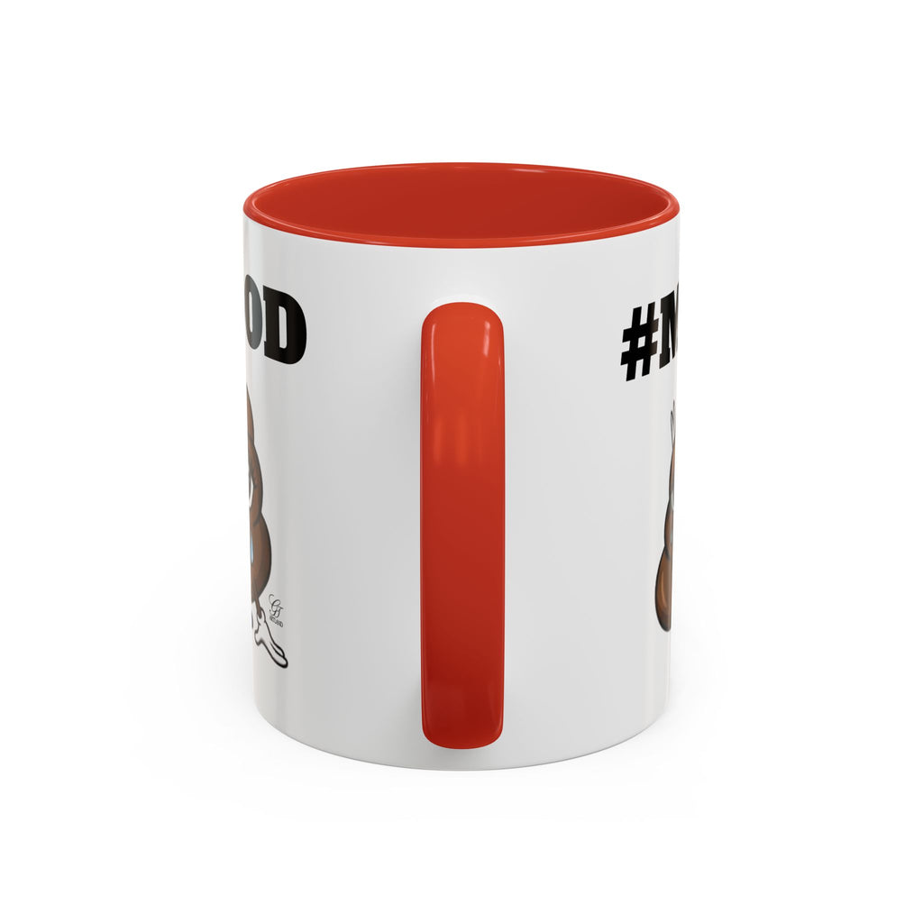 #MOOD Poop Emoji Accent Coffee Mug — Funny 11/15oz Novelty Mug by GT Artland