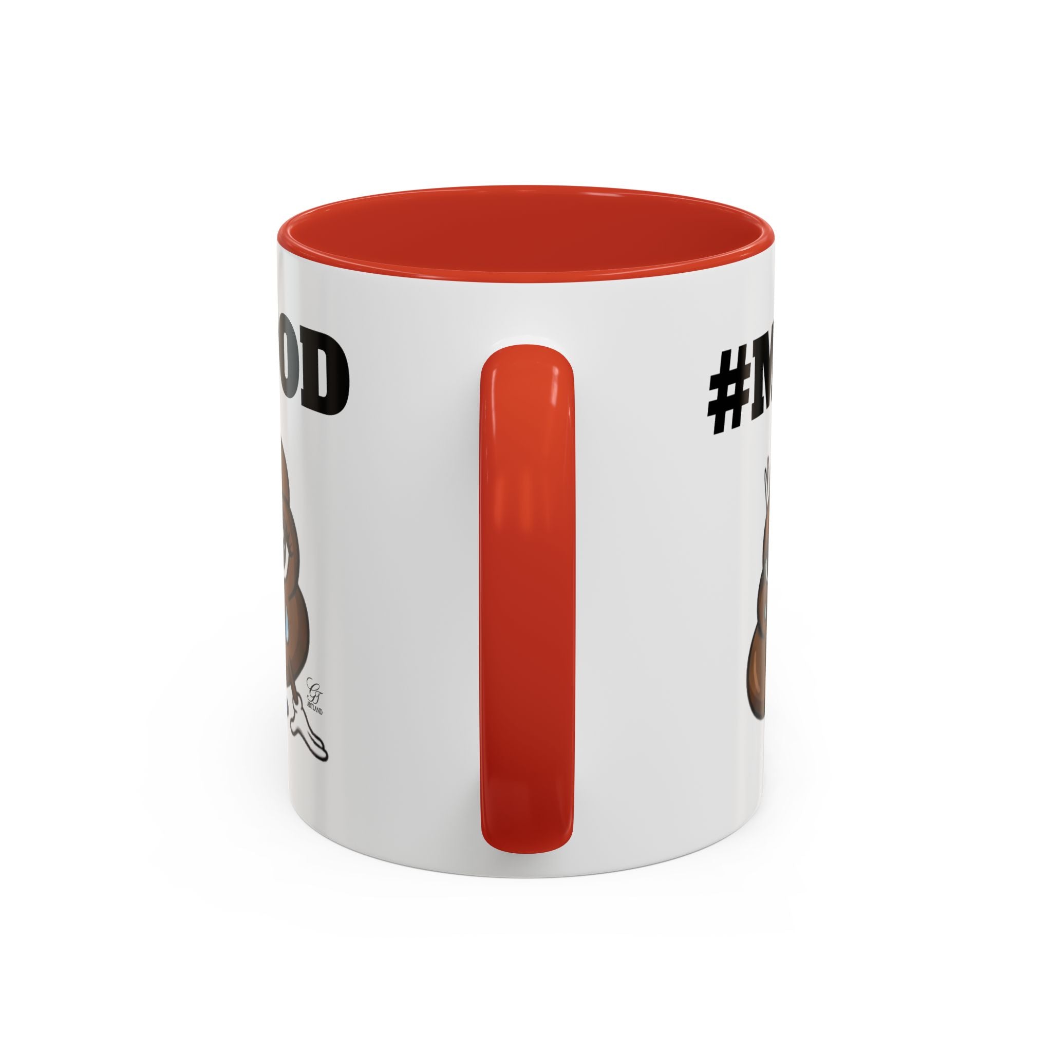 #MOOD Poop Emoji Accent Coffee Mug — Funny 11/15oz Novelty Mug by GT Artland