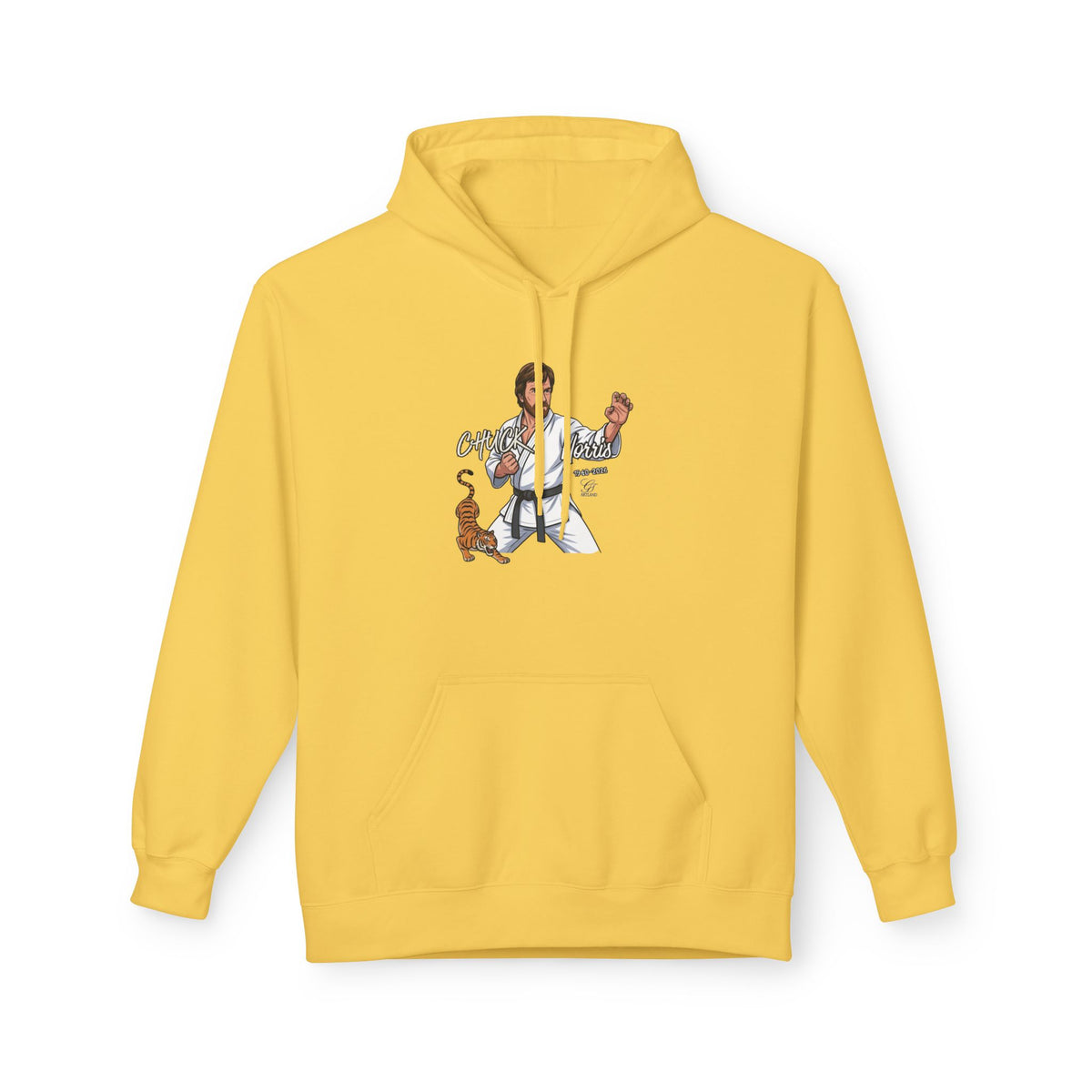 Chuck Norris Karate Hoodie | Martial Arts, Tiger Illustration by GT Artland