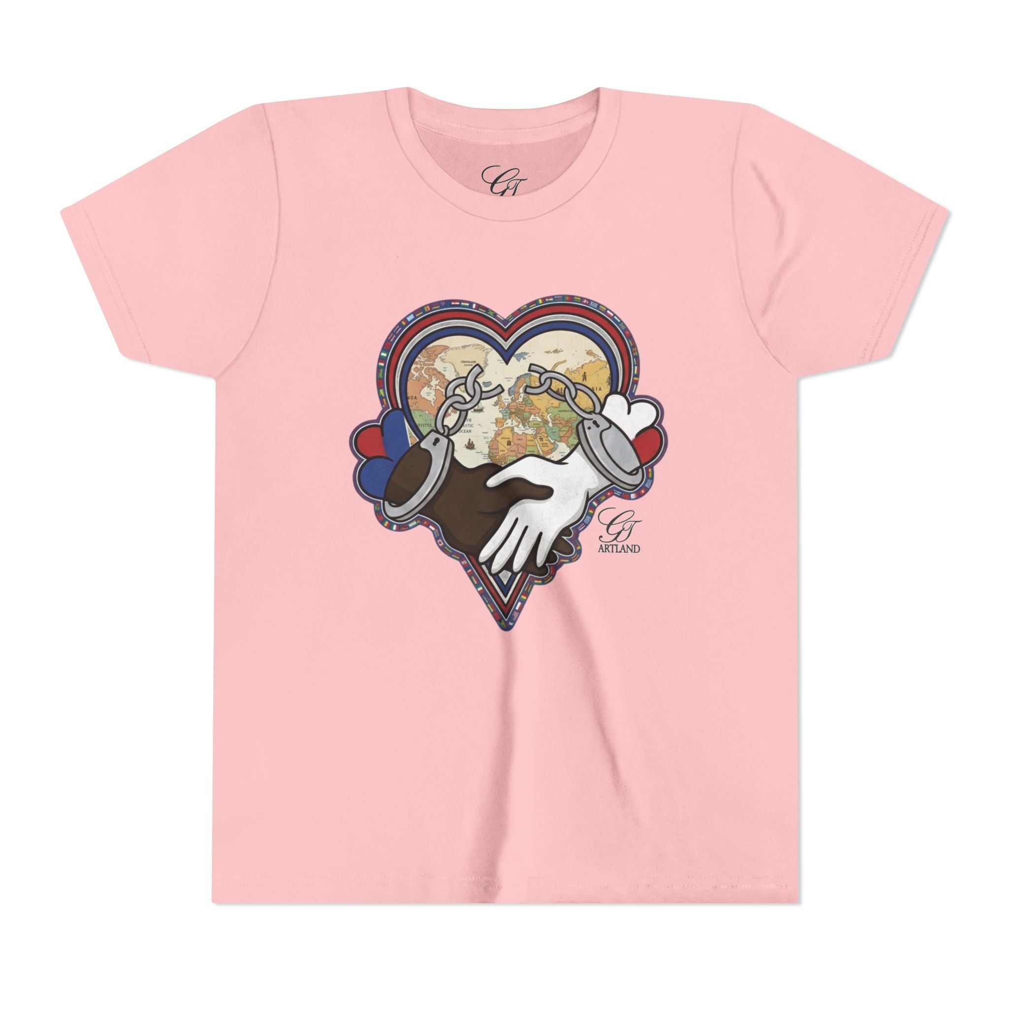 Heart Hands Graphic Tee | Youth Short Sleeve Tee by GT Artland