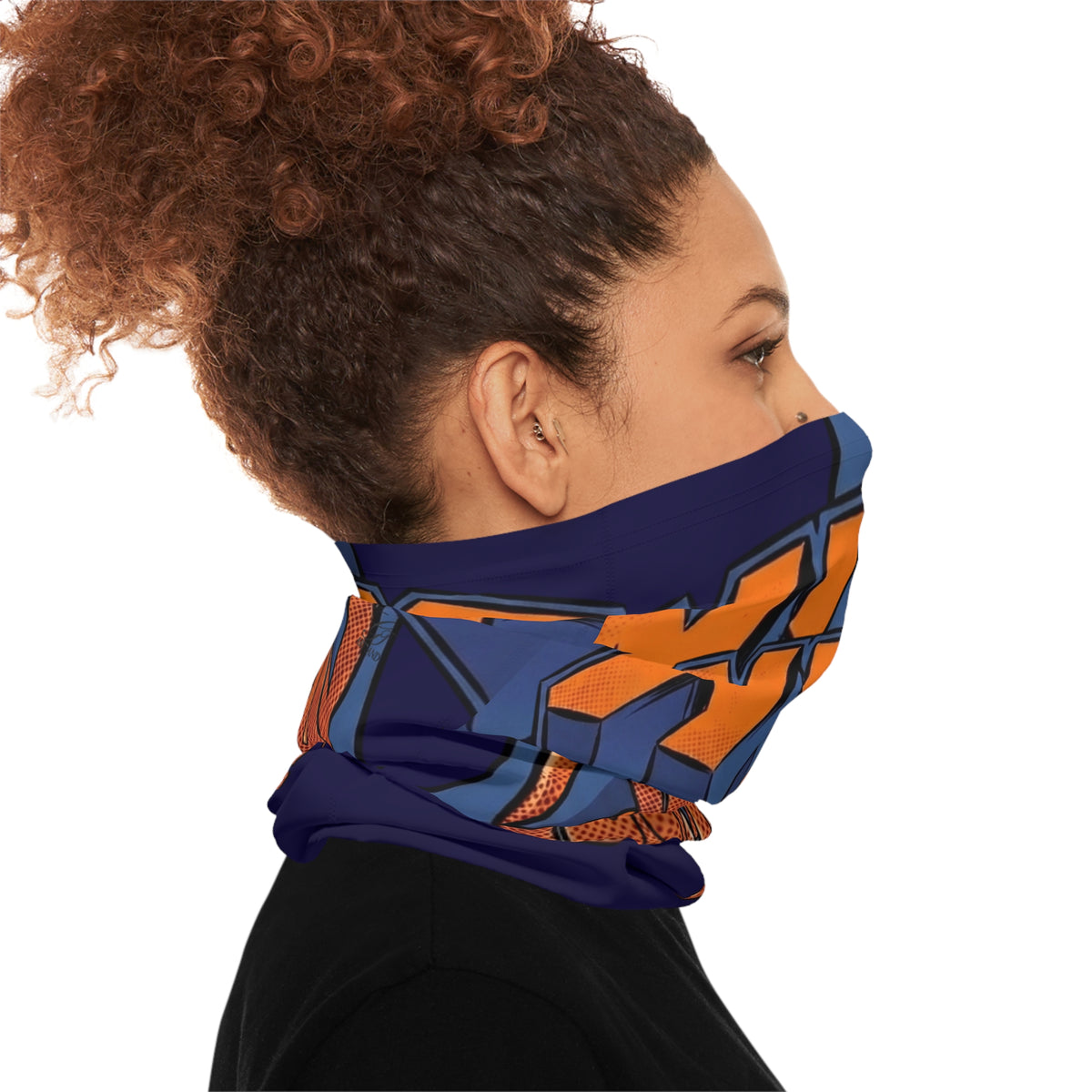 Dripping Basketball NYC Lightweight Neck Gaiter | Urban Sports Face Cover by GT Artland