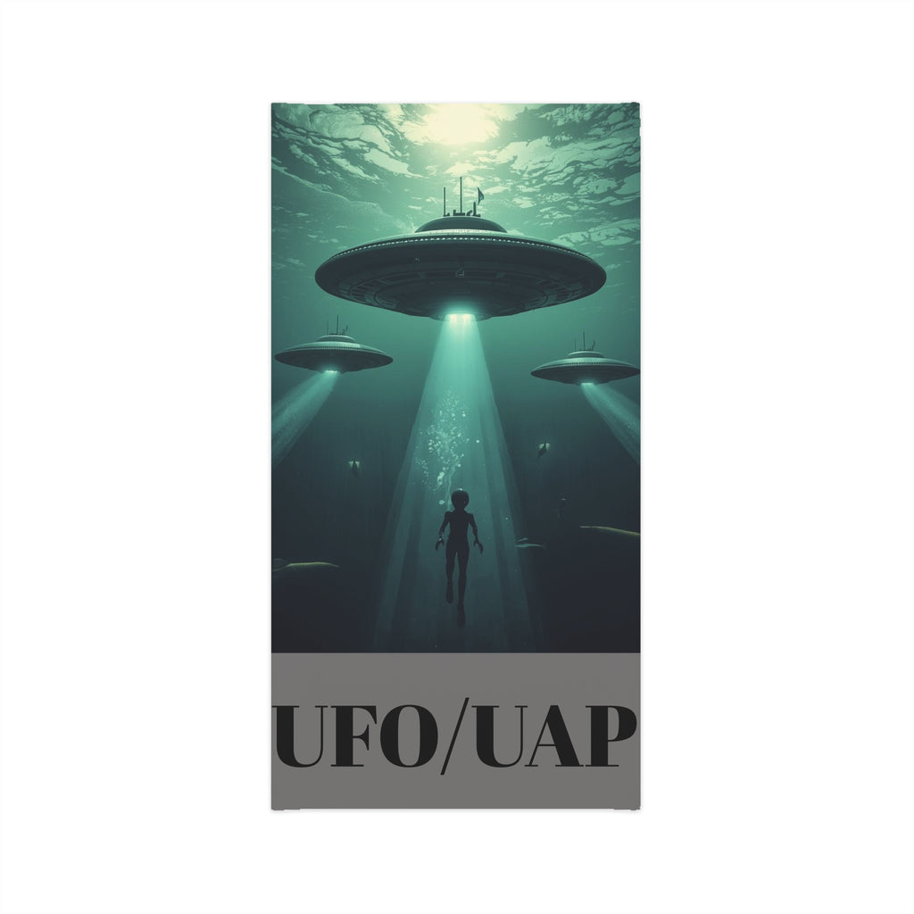 UFO UAP Underwater Gathering Neck Gaiter | Alien Sci‑Fi Face Covering