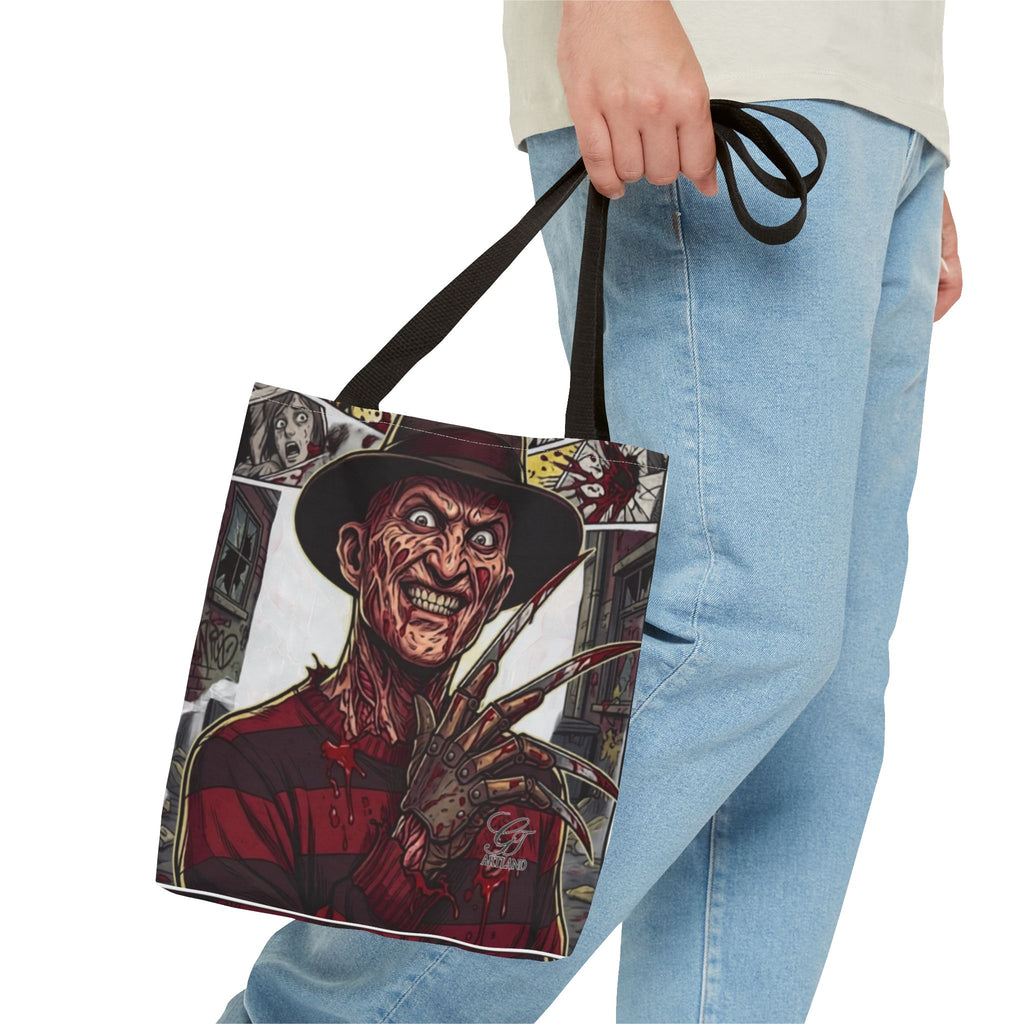 Elm Street Gangsta Horror Tote Bag by GT Artland