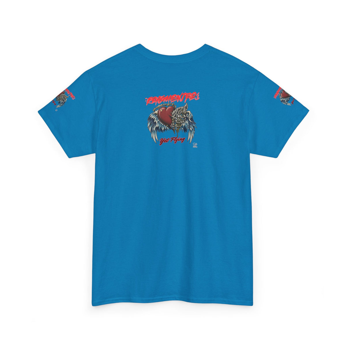 Fragmented Heart Wings tee | Broken Heart with Wings graphic