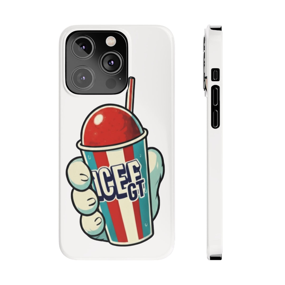 ICEE Slush Cup Slim Phone Case | Red White Blue Slushie