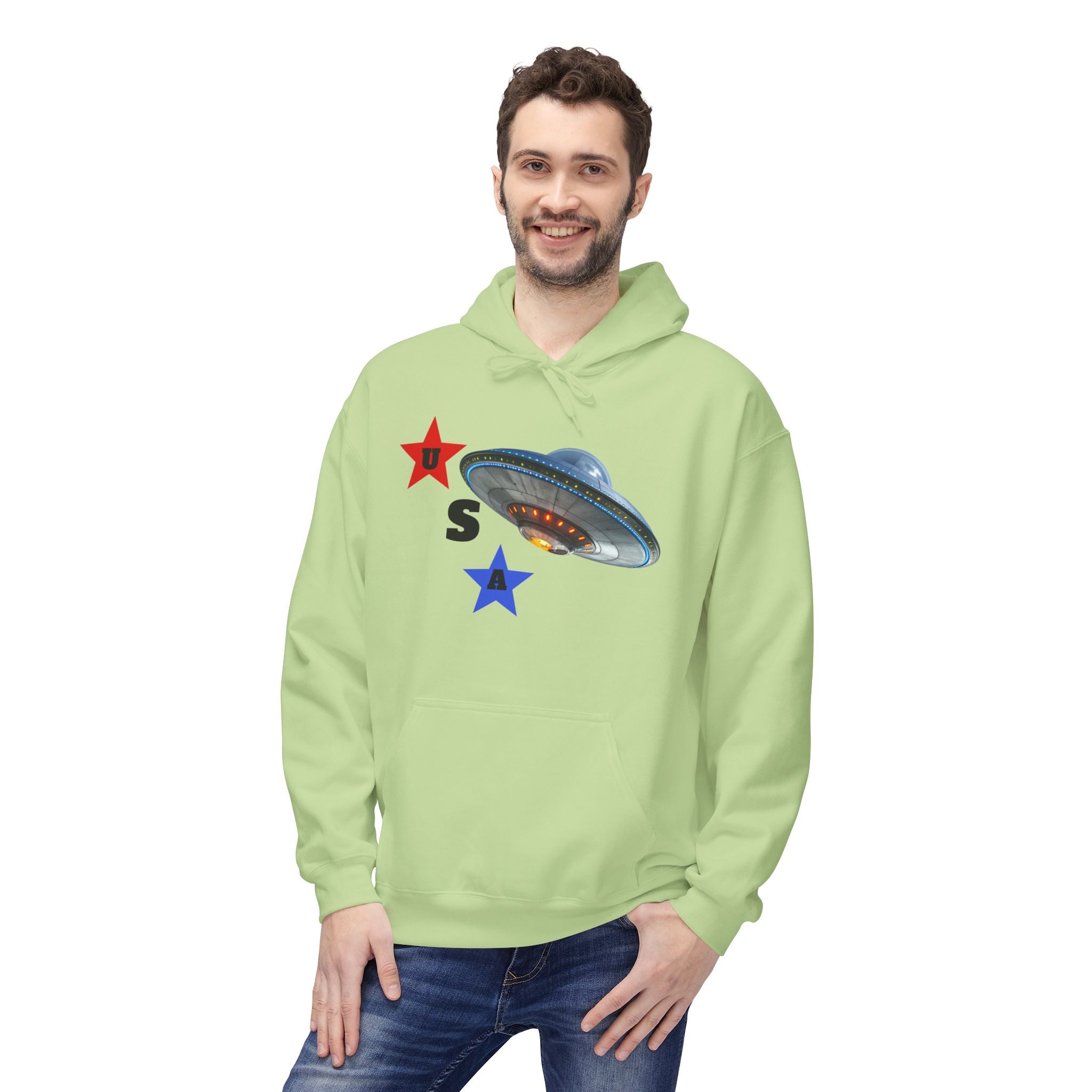 UFO Unisex Spaceship Hoodie