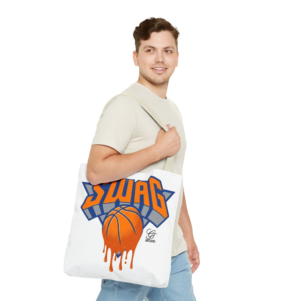 Swag Dripping Basketball tote bag | Sports Graphic Tote by GT Artland