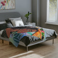 "Focus" Lady Velveteen Microfiber Blanket - Throw