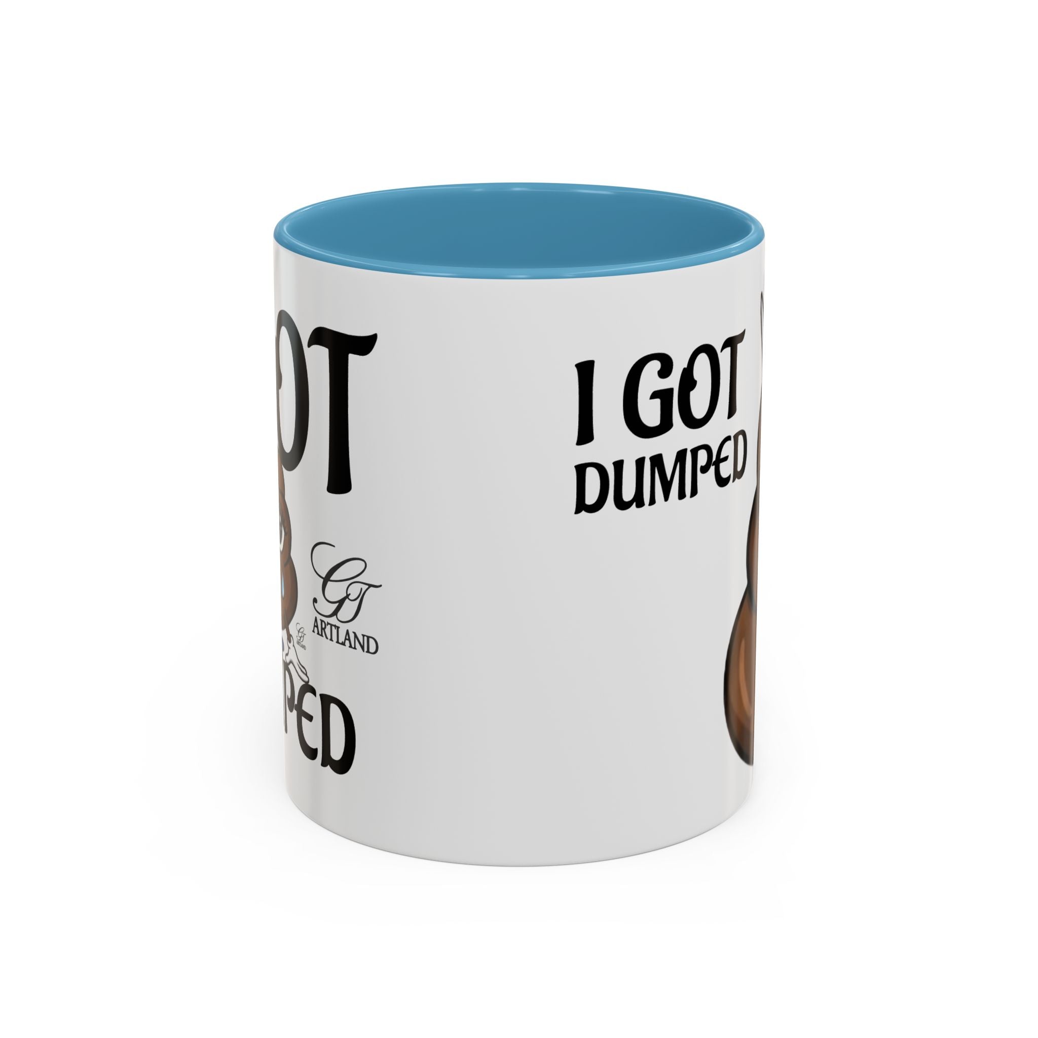 Copy of Funny Sad Poop Mug - "I Got Dumped" Accent Coffee Cup