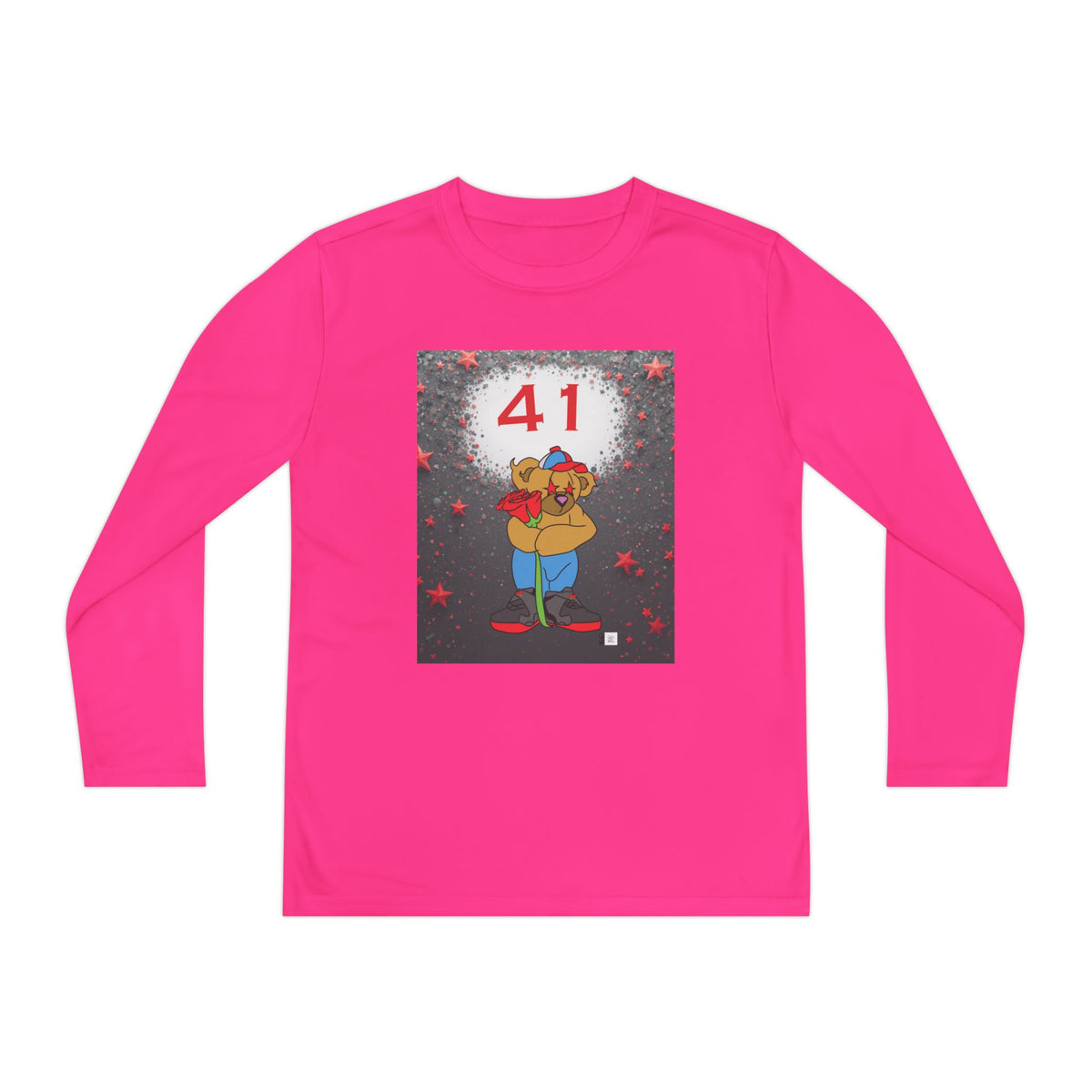 Bear Number 41 Long Sleeve T-Shirt