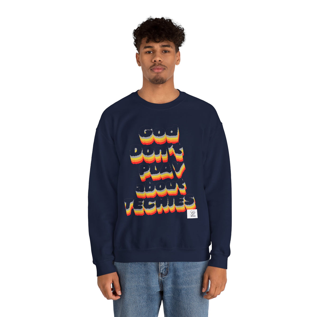 God Don't Play About Techies Unisex Crewneck Sweatshirt