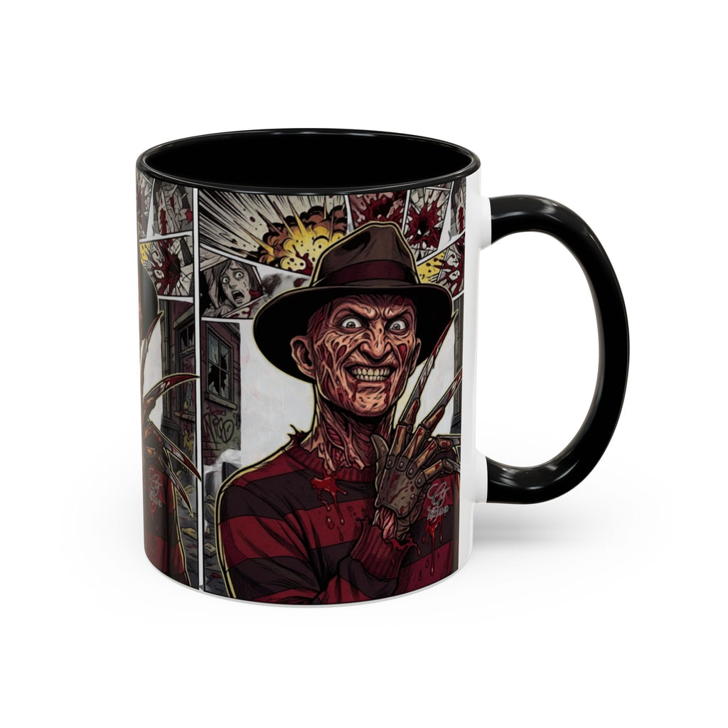 Elm Street Gangsta Horror Illustration COFFEE MUG | Horror Slasher Artwork by GT Artland