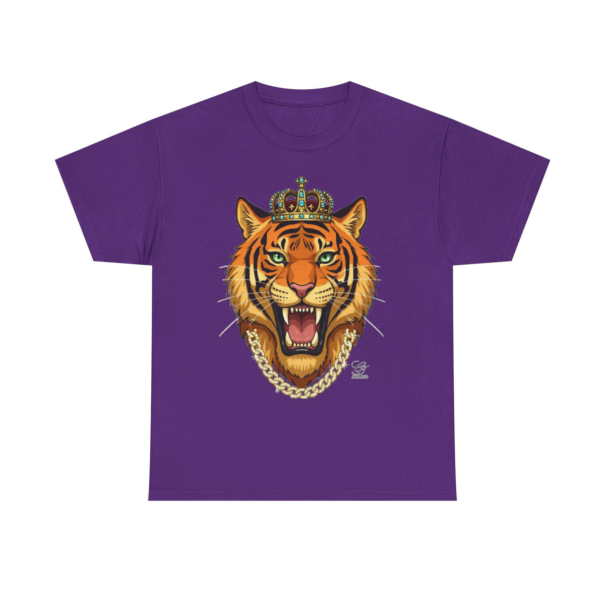 Crowned Roaring Tiger Tee | King Tiger Graphic T-Shirt by GT Artland