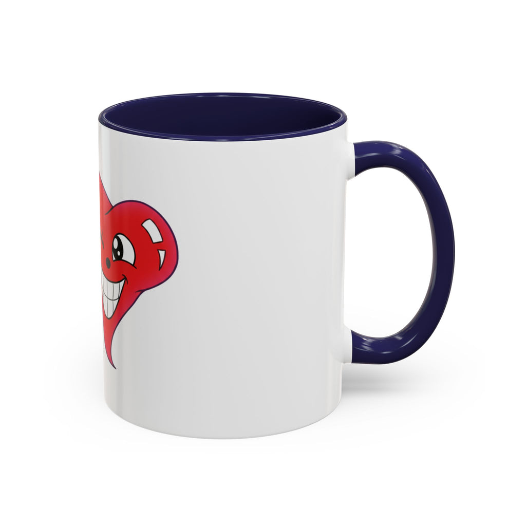 Winking Heart Graphic Mug | Accent Coffee Mug 11oz 15oz