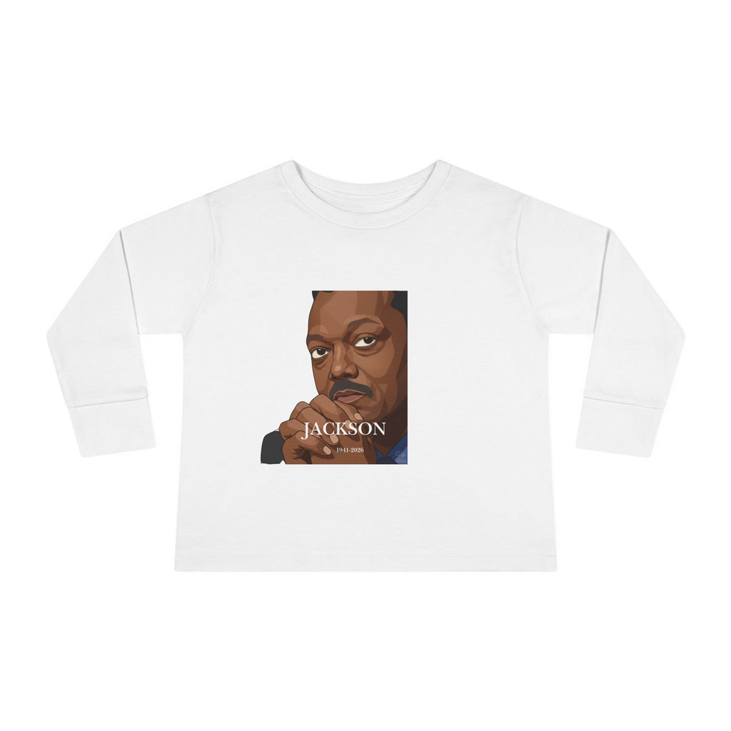 Jesse Jackson Toddler Long Sleeve Tee by GT Artland