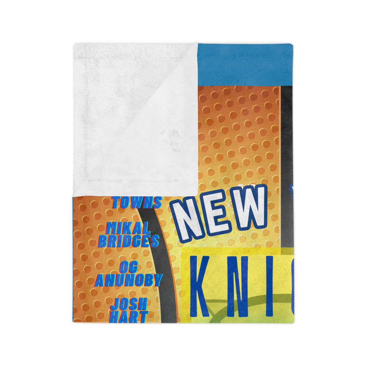Sport 2026 Swag New York Knicks Basketball Blanket |  Velveteen Microfiber