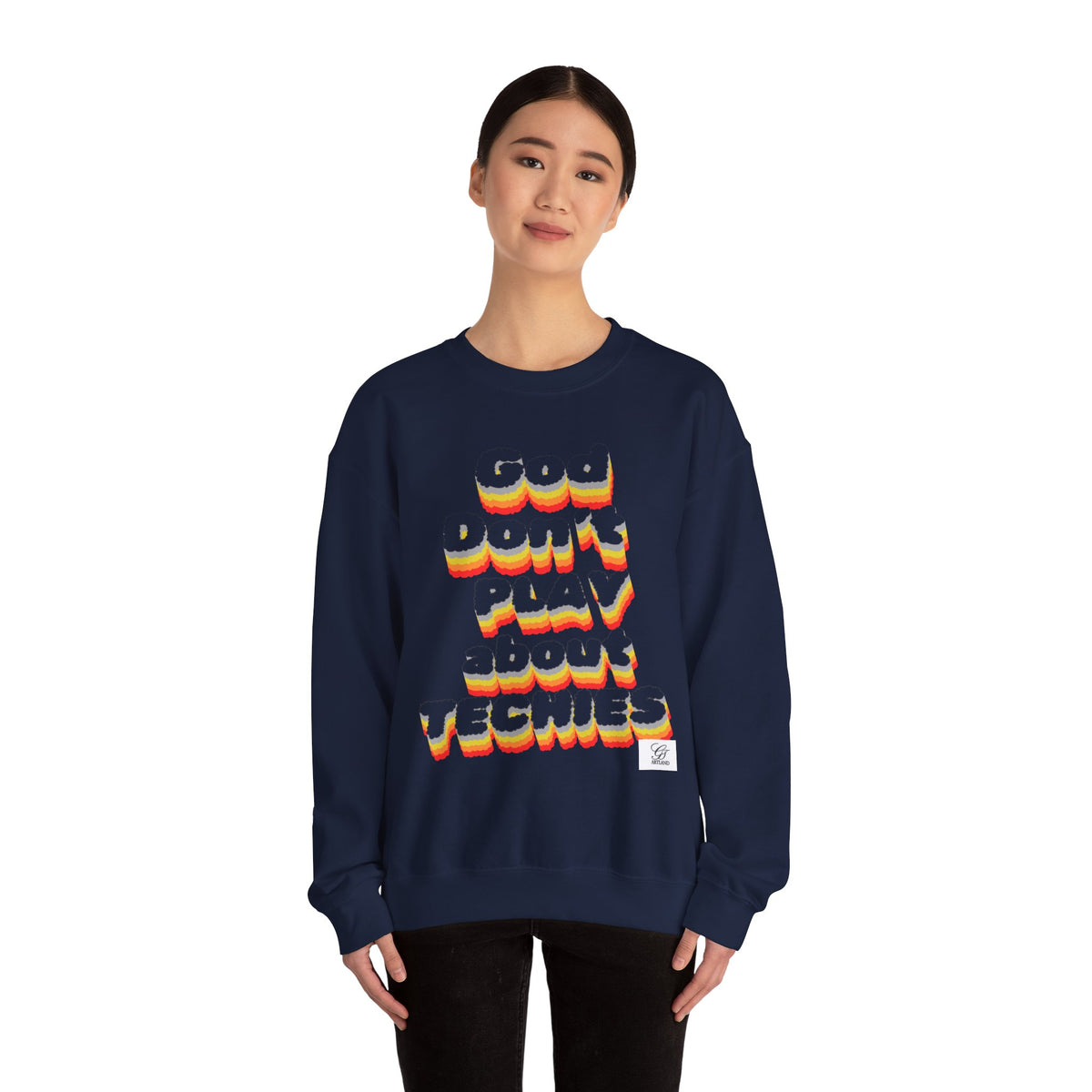 God Don't Play About Techies Unisex Crewneck Sweatshirt