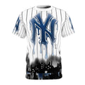 Dripping NY City Skyline Sports fan yank Designer Tee | All-Over Print by GT Artland