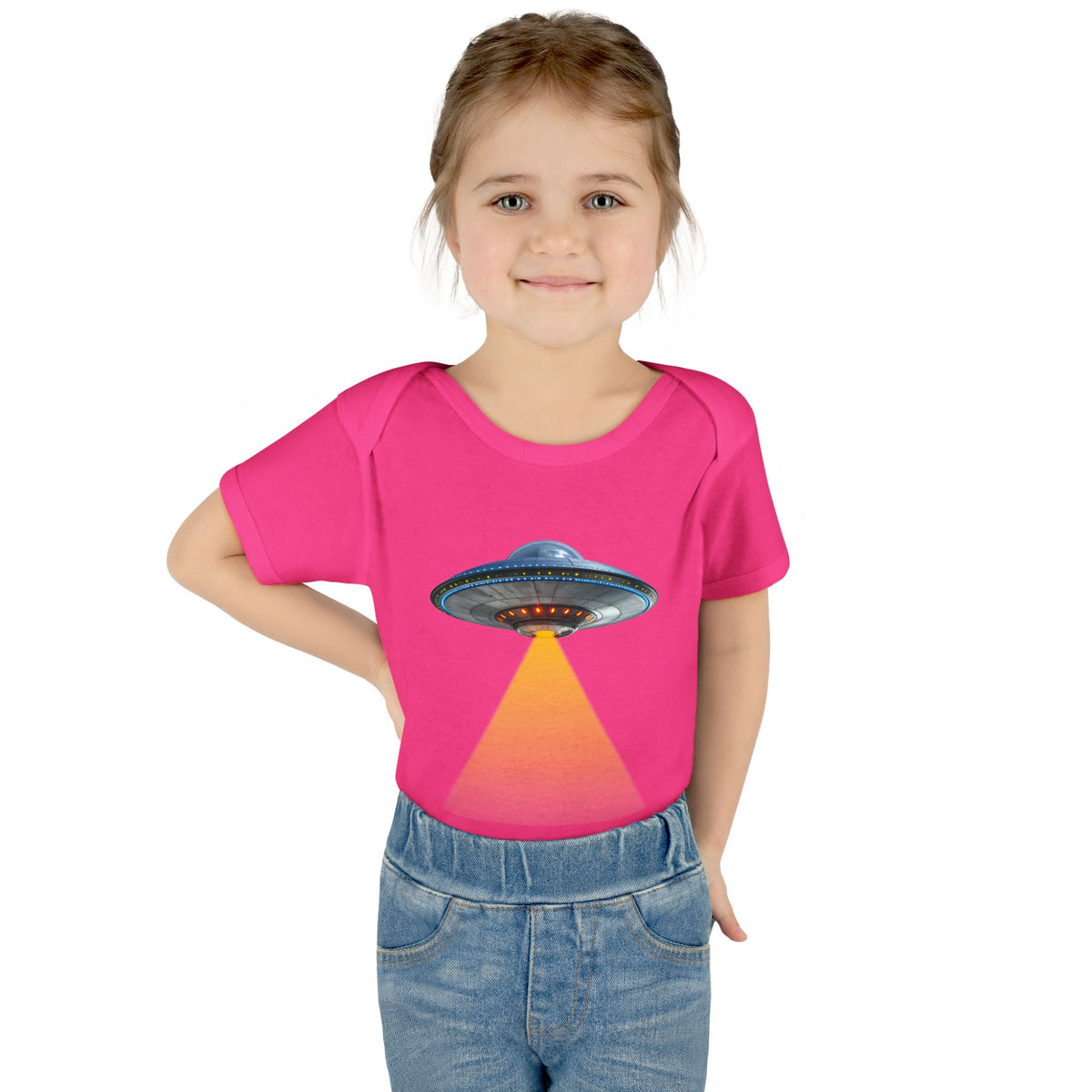 UFO Infant Bodysuit | Cute Alien Spaceship Baby Onesie