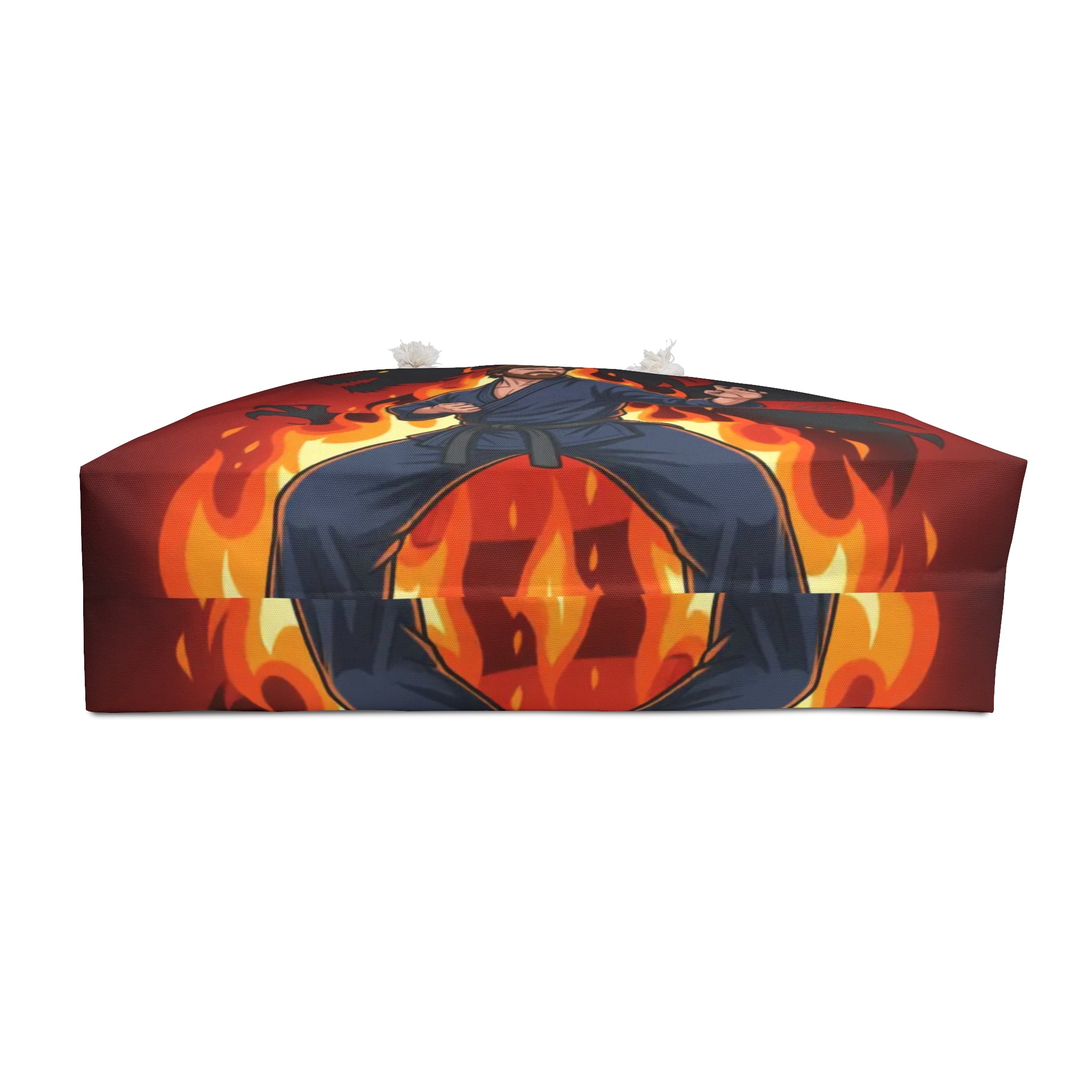 Norris Martial Artist Dragon Flames Weekender Bag | Karate Fighter Tote by GT Artland