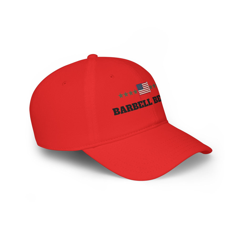 "BARBELL BEAST" Flag Embroidery Cap | American Baseball Hat