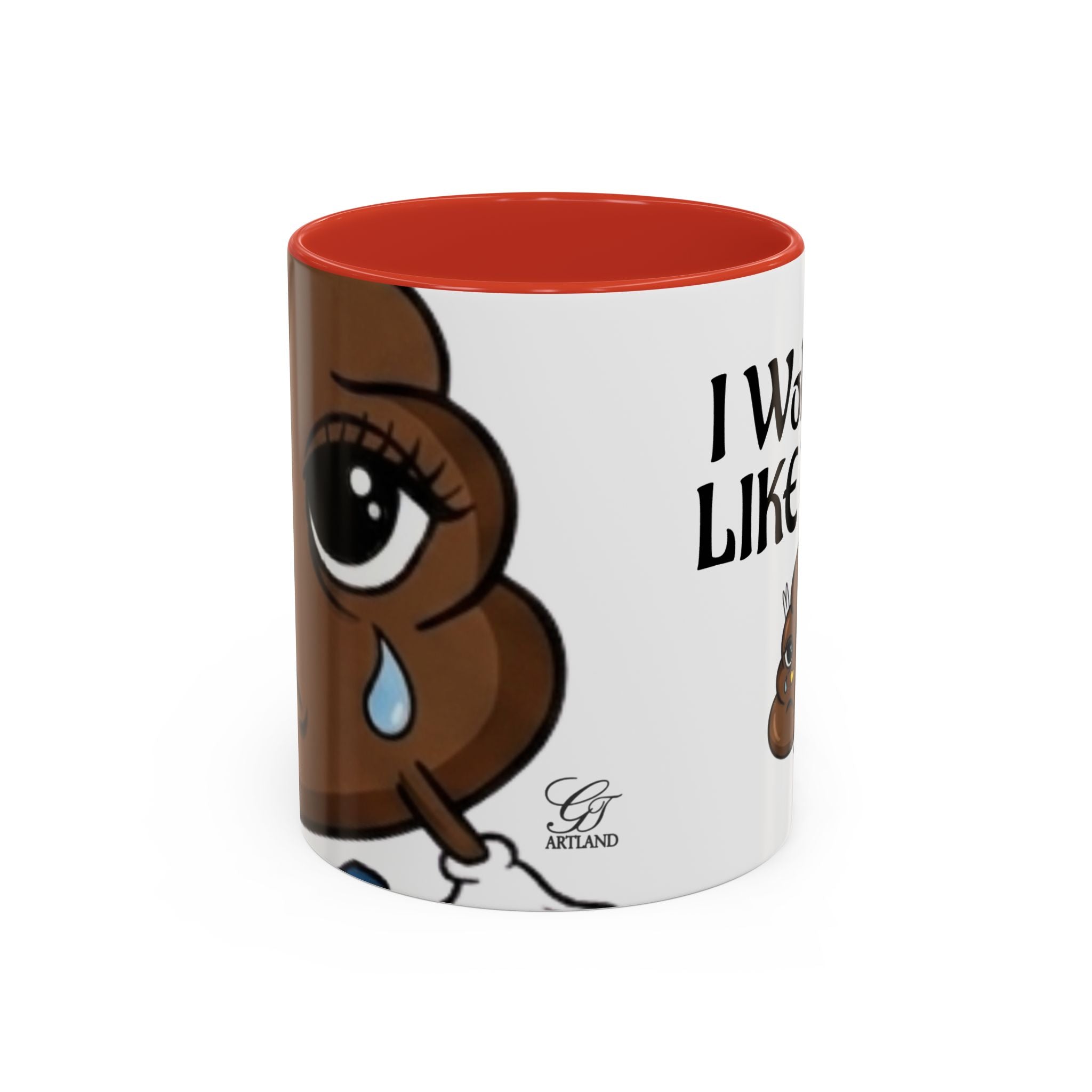I Woke Up Like This Coffee Mug – Funny Poop Emoji Designer Accent Mug (11/15oz) by GT Artland
