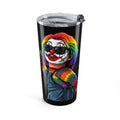 Rainbow Psycho Slasher Halloween Dark Horror 20oz Tumbler by GT Artland