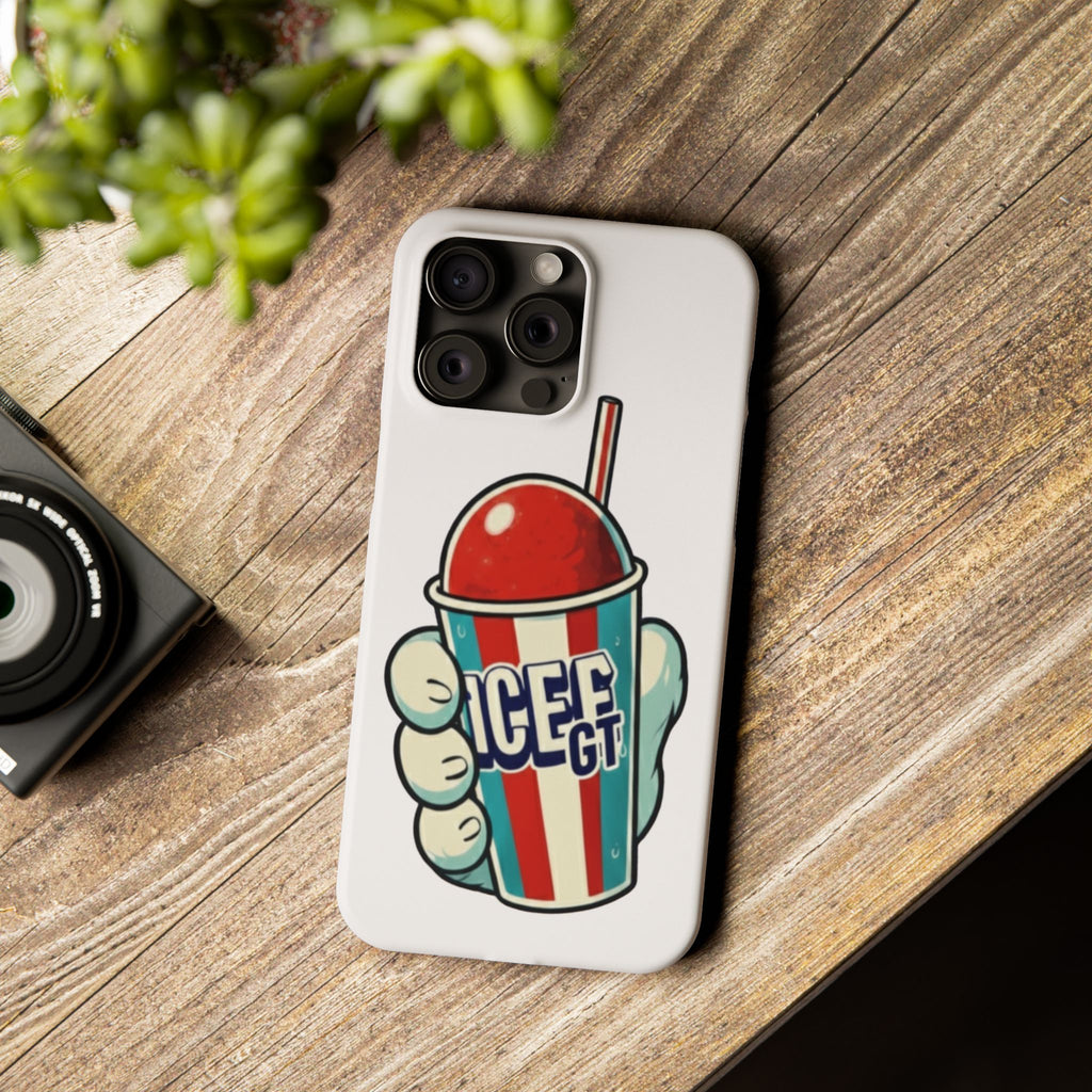 ICEE Slush Cup Slim Phone Case | Red White Blue Slushie
