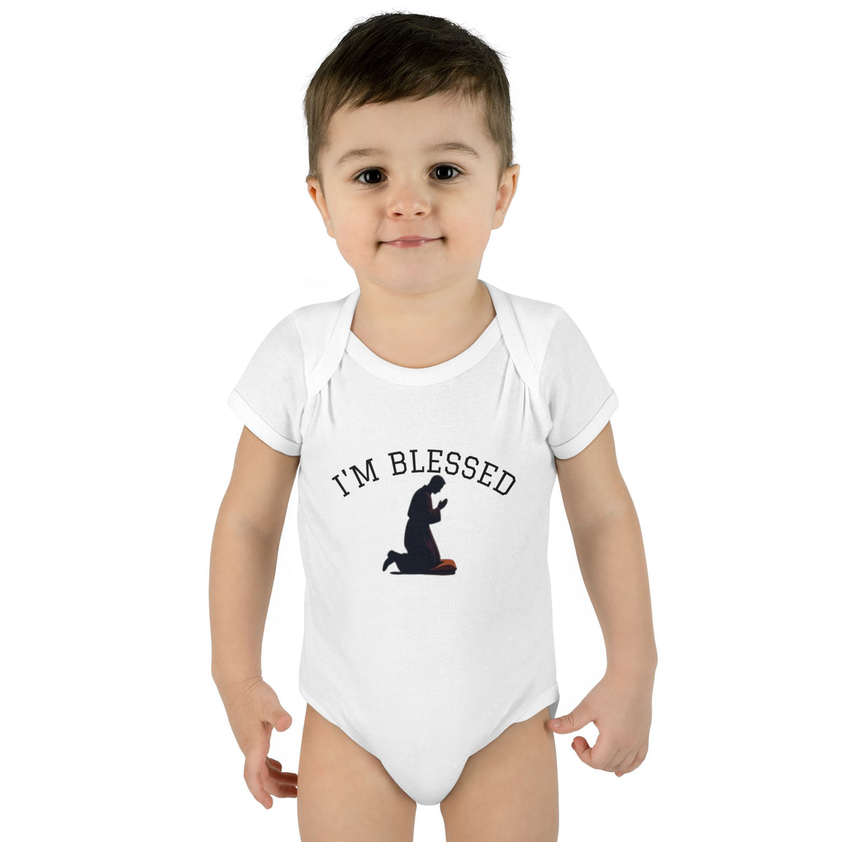 Praying Silhouette Infant Bodysuit | Baby Onesie