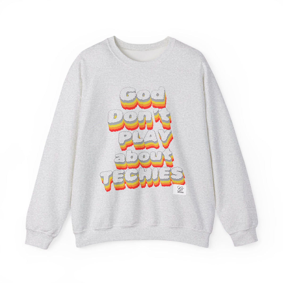 God Don't Play About Techies Unisex Crewneck Sweatshirt