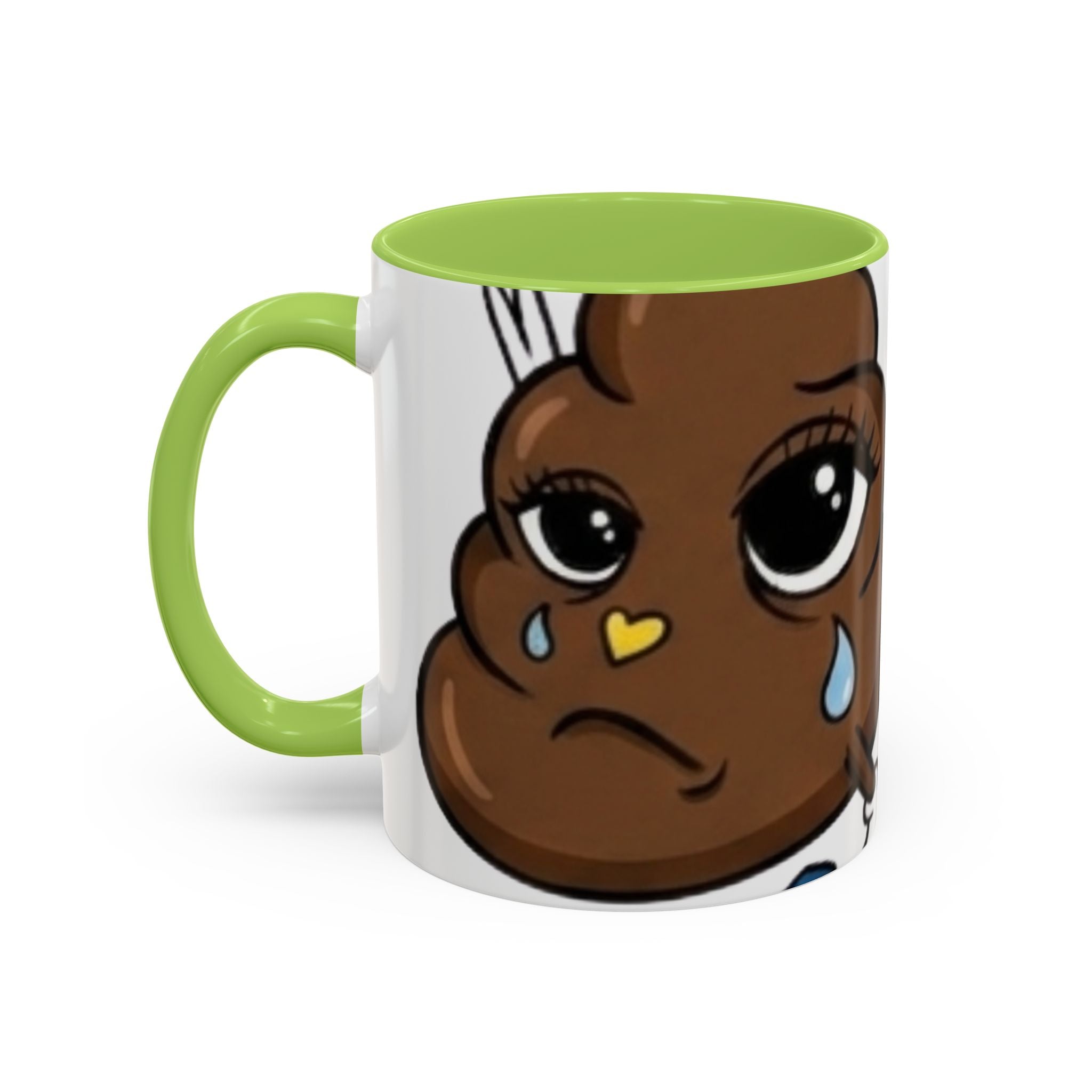 I Woke Up Like This Coffee Mug – Funny Poop Emoji Designer Accent Mug (11/15oz) by GT Artland