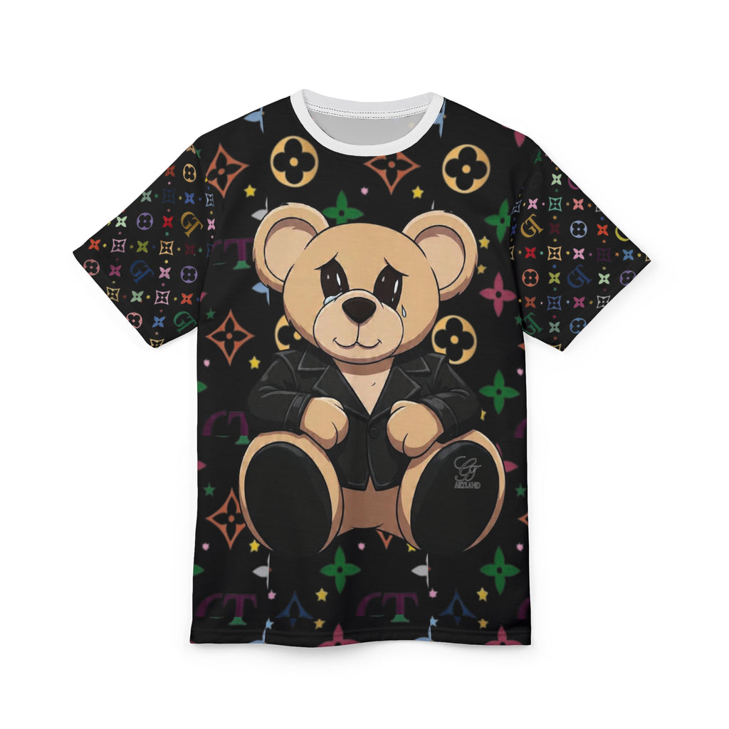 Teddy Bear Designer Elite Diamond Graphic Tee | All-Over Print Monogram Pattern by GT Artland