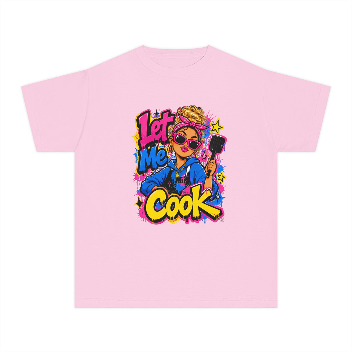 Let Me Cook Chef Girl Youth T-Shirt