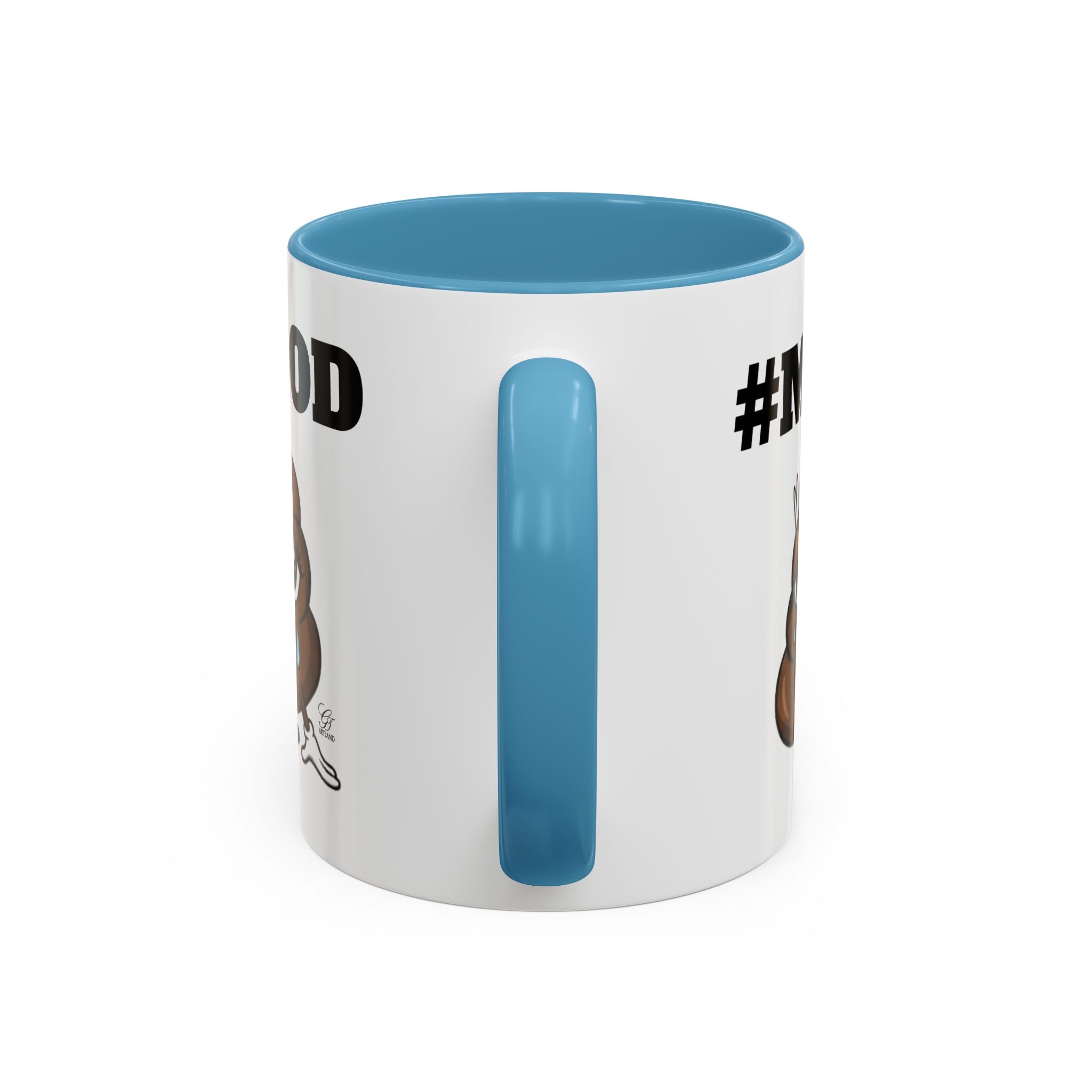 #MOOD Poop Emoji Accent Coffee Mug — Funny 11/15oz Novelty Mug by GT Artland