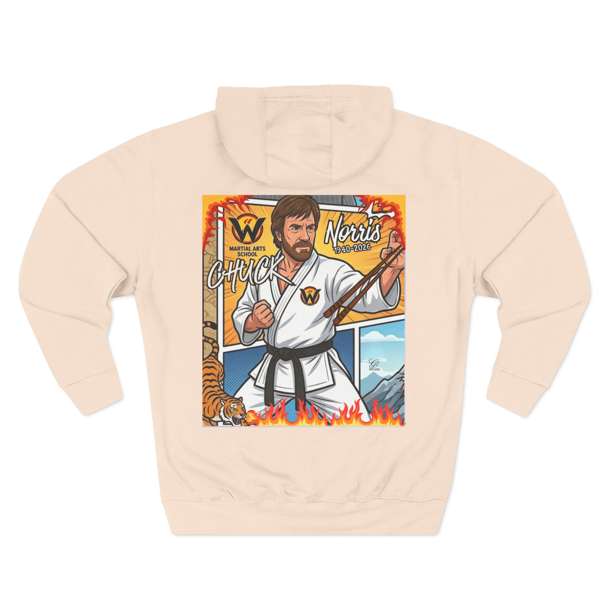 Chuck Norris Karate Hoodie