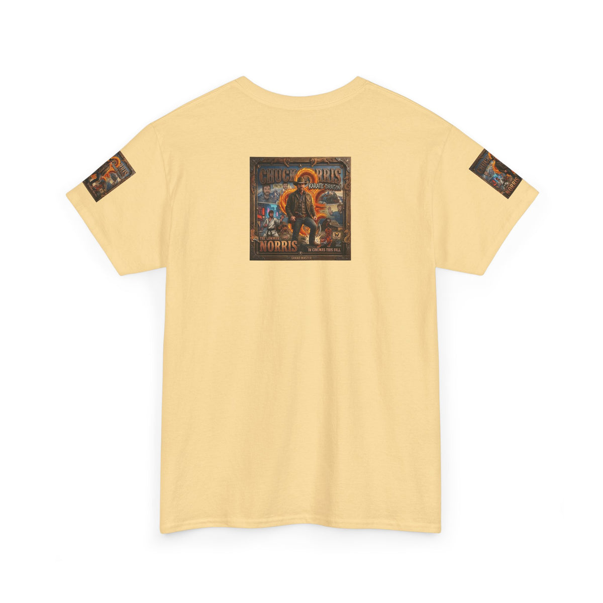 Retro Action Movie Poster T-Shirt | Vintage Fighter Hero Tee