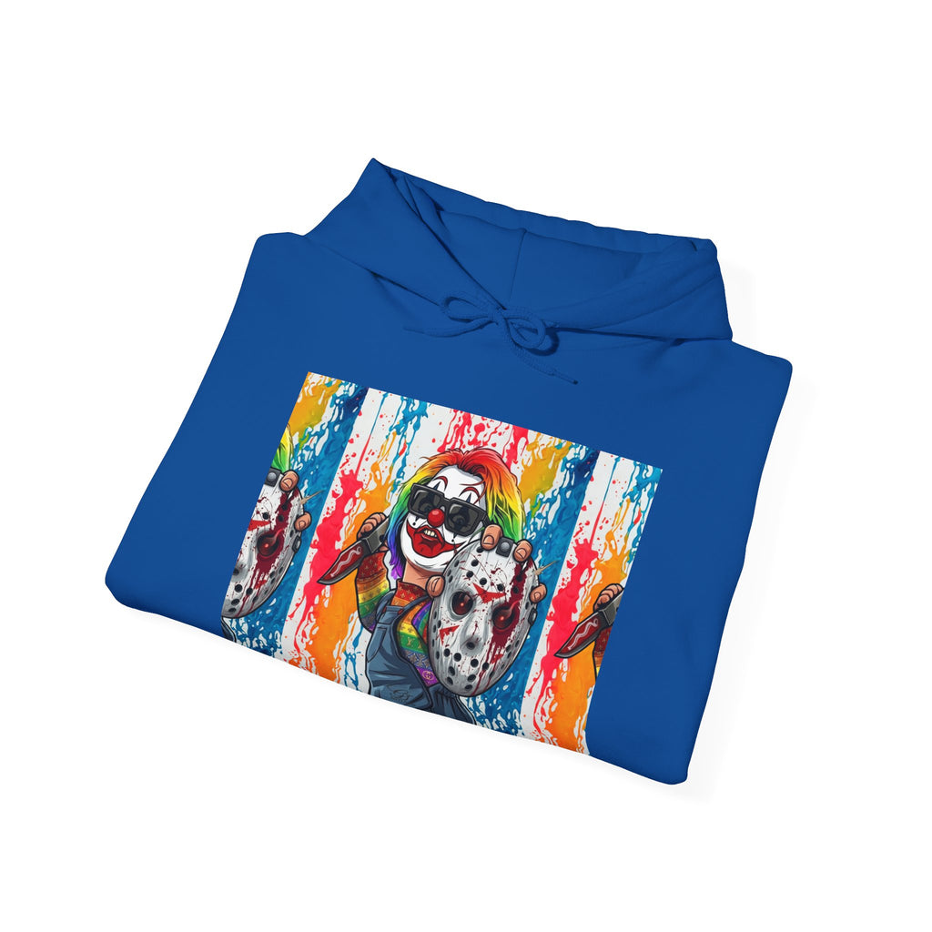 Rainbow Slasher Unisex Heavy Blend Hooded Sweatshirt by GT Artland