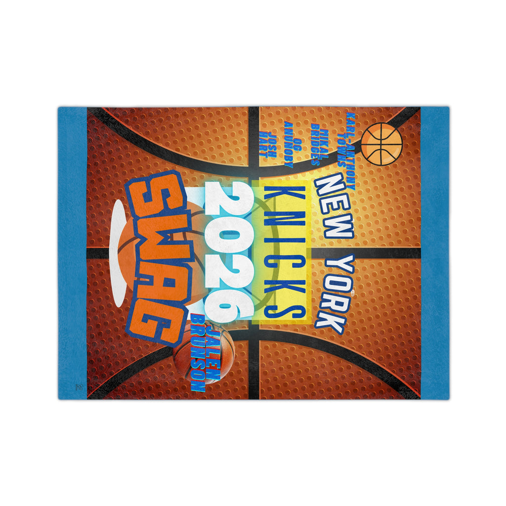 Sport 2026 Swag New York Knicks Basketball Blanket |  Velveteen Microfiber