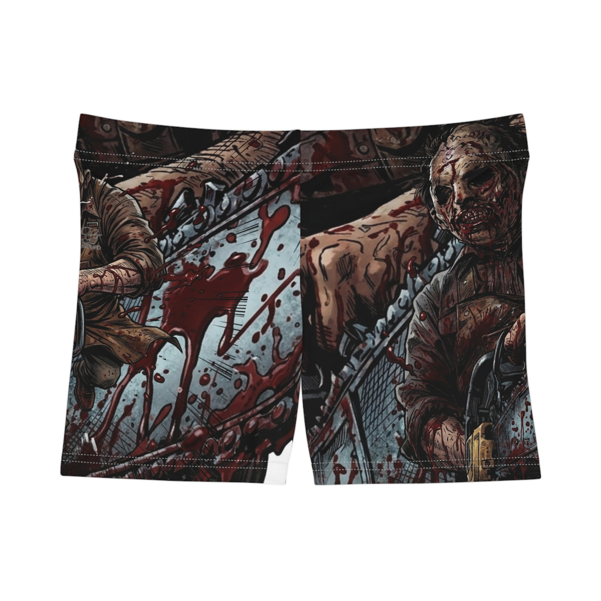 Chainsaw Killa Gore Designer Drip Women's Shorts | Creepy  by GT Artland