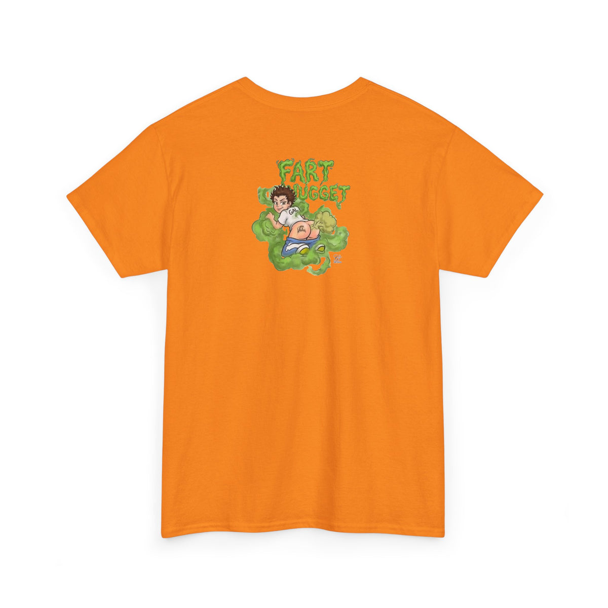 Fart Nugget graphic tee | Funny cartoon kid fart illustration T-Shirt