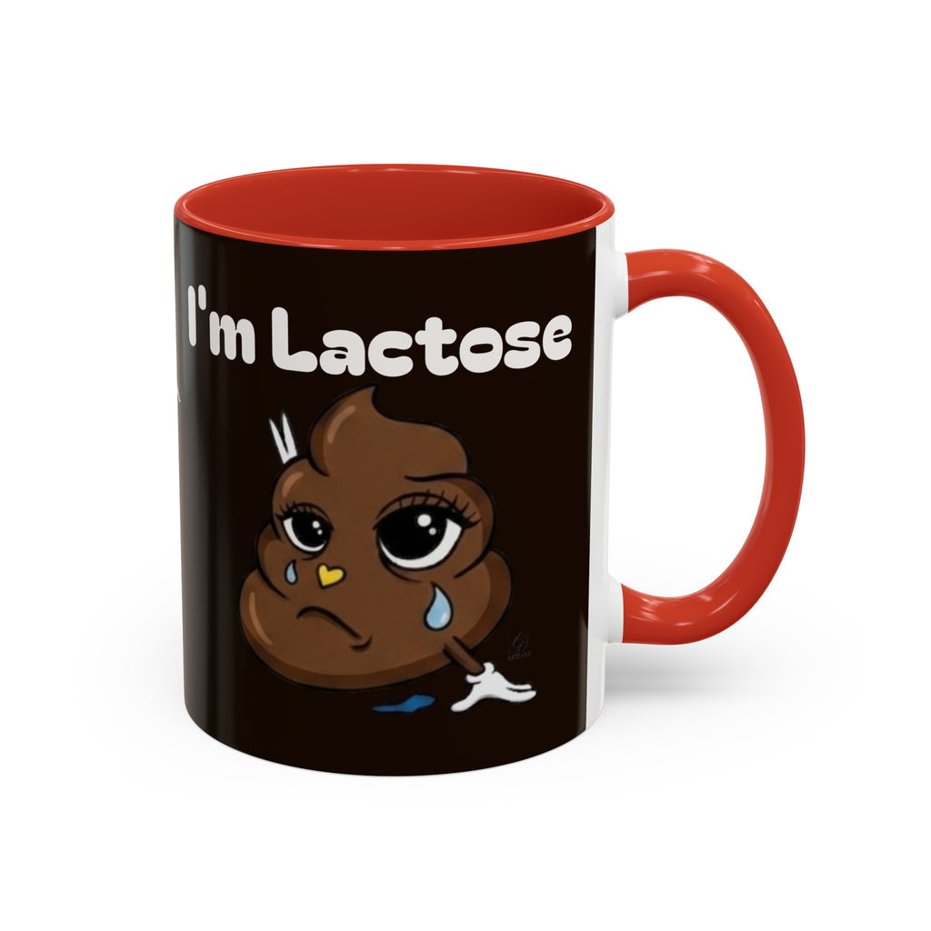 Coffee Mug — “I’m Lactose” Funny Poop Emoji Coffee Mug (11/15 oz) by GT Artland
