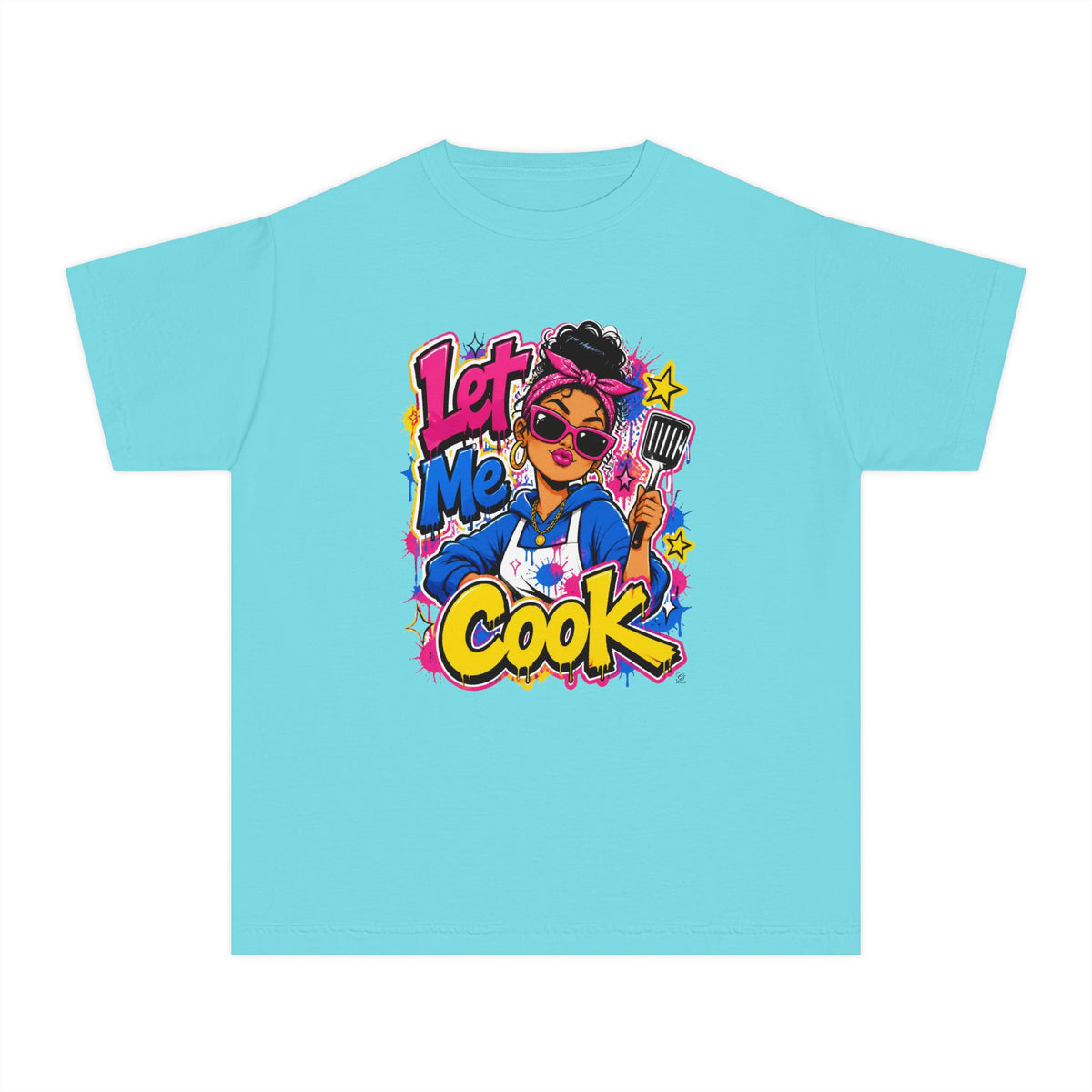 Let Me Cook Cartoon Chef Youth T-Shirt