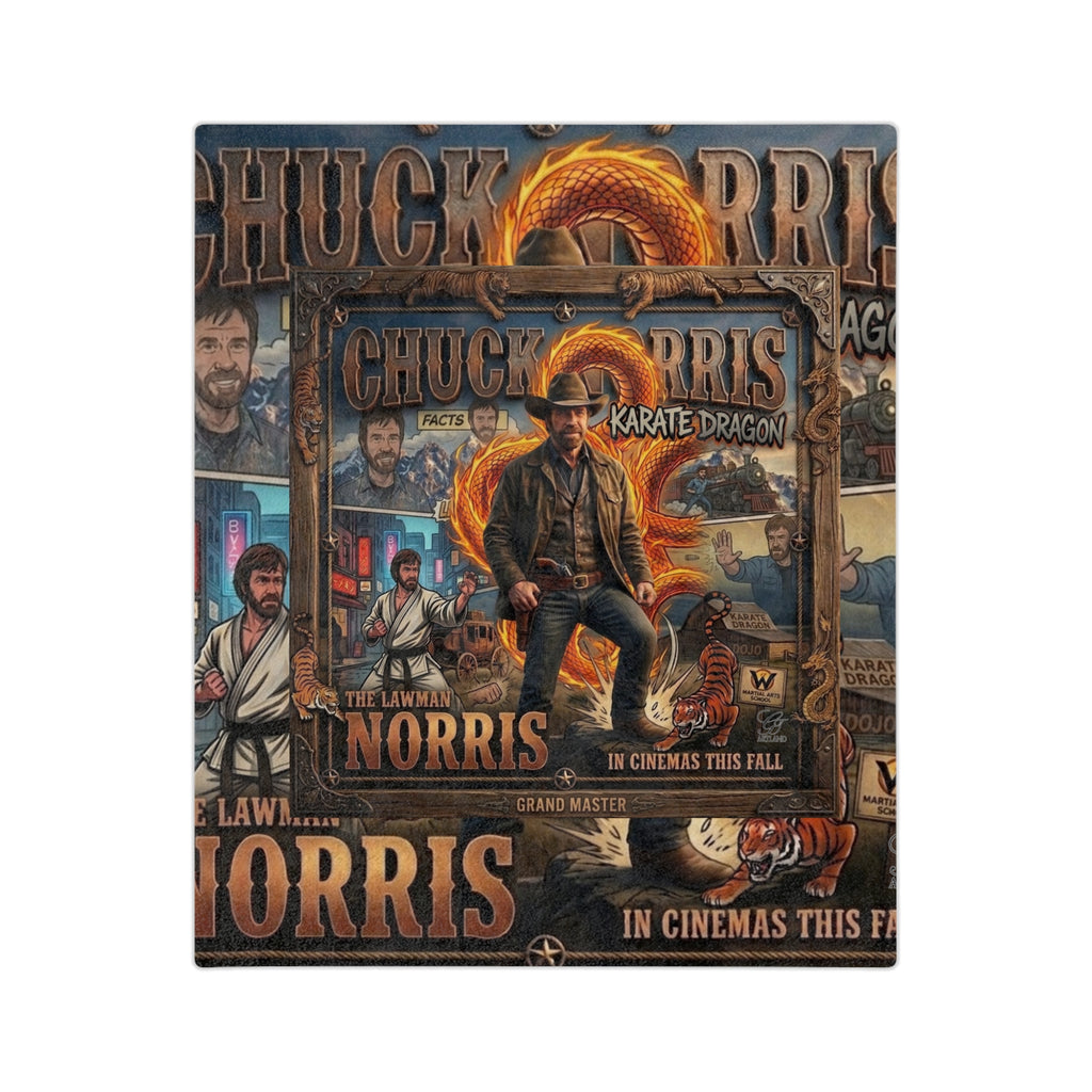 Karate Dragon Movie Poster Blanket | Microfiber Throw