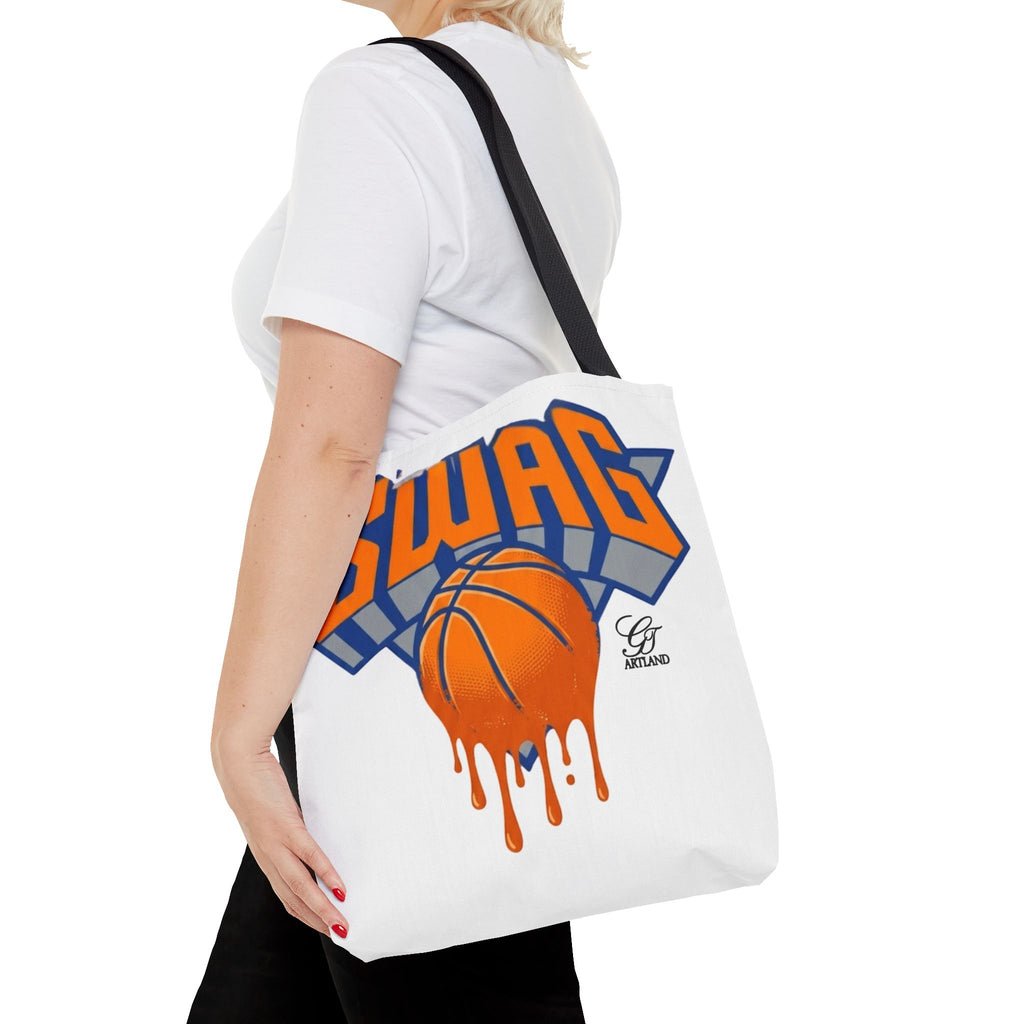 Swag Dripping Basketball tote bag | Sports Graphic Tote by GT Artland