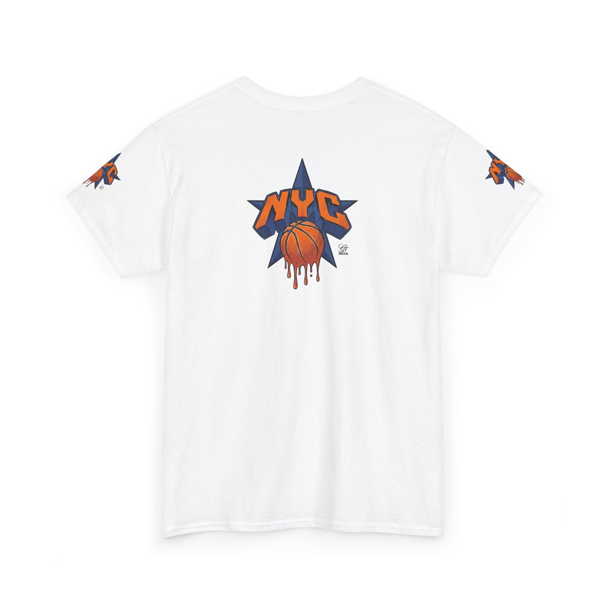 Copy of NYC Dripping Basketball Tee | New York City Hoops Shirt by GT Artland