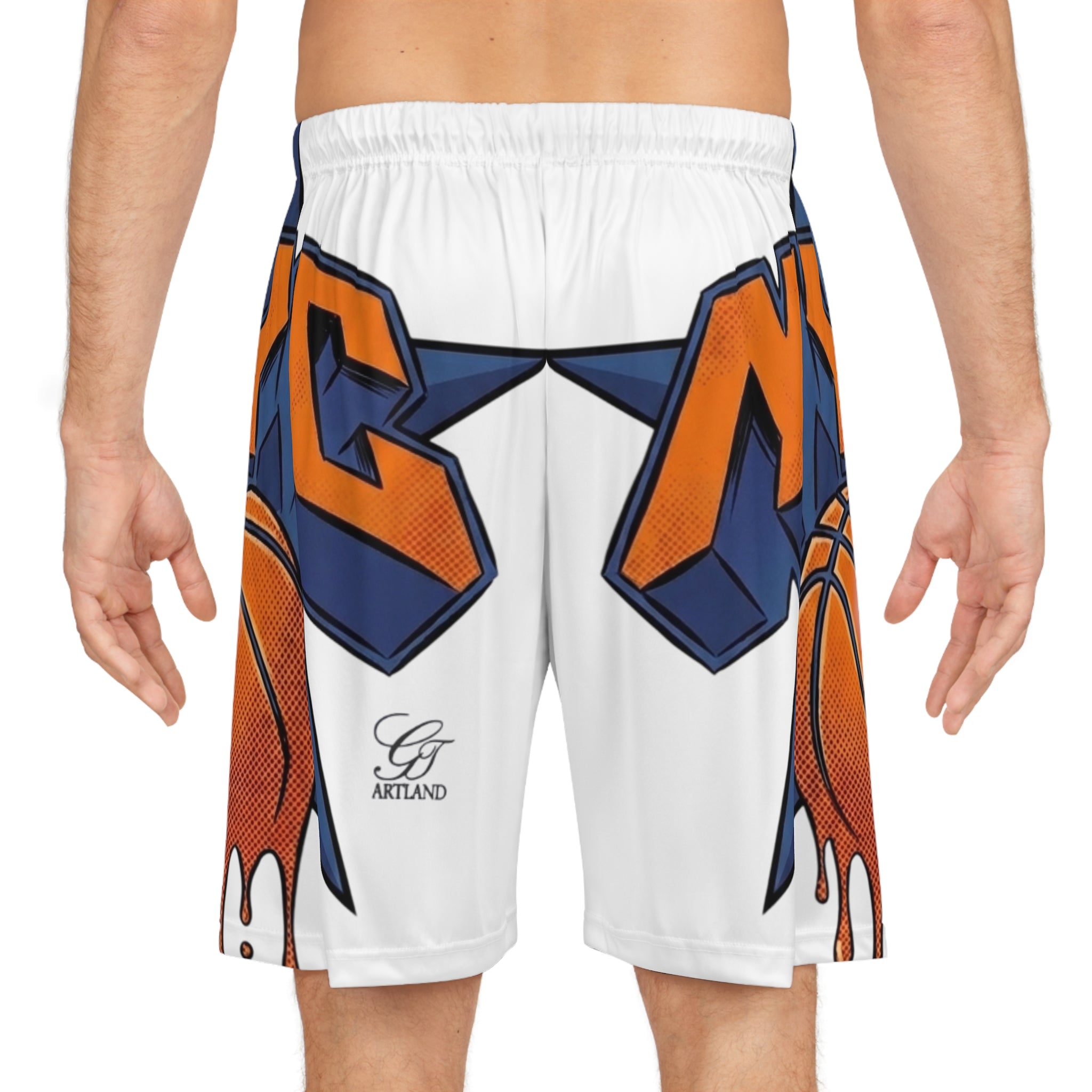 NY Graffiti Basketball Shorts | All-Over Print by GT Artland