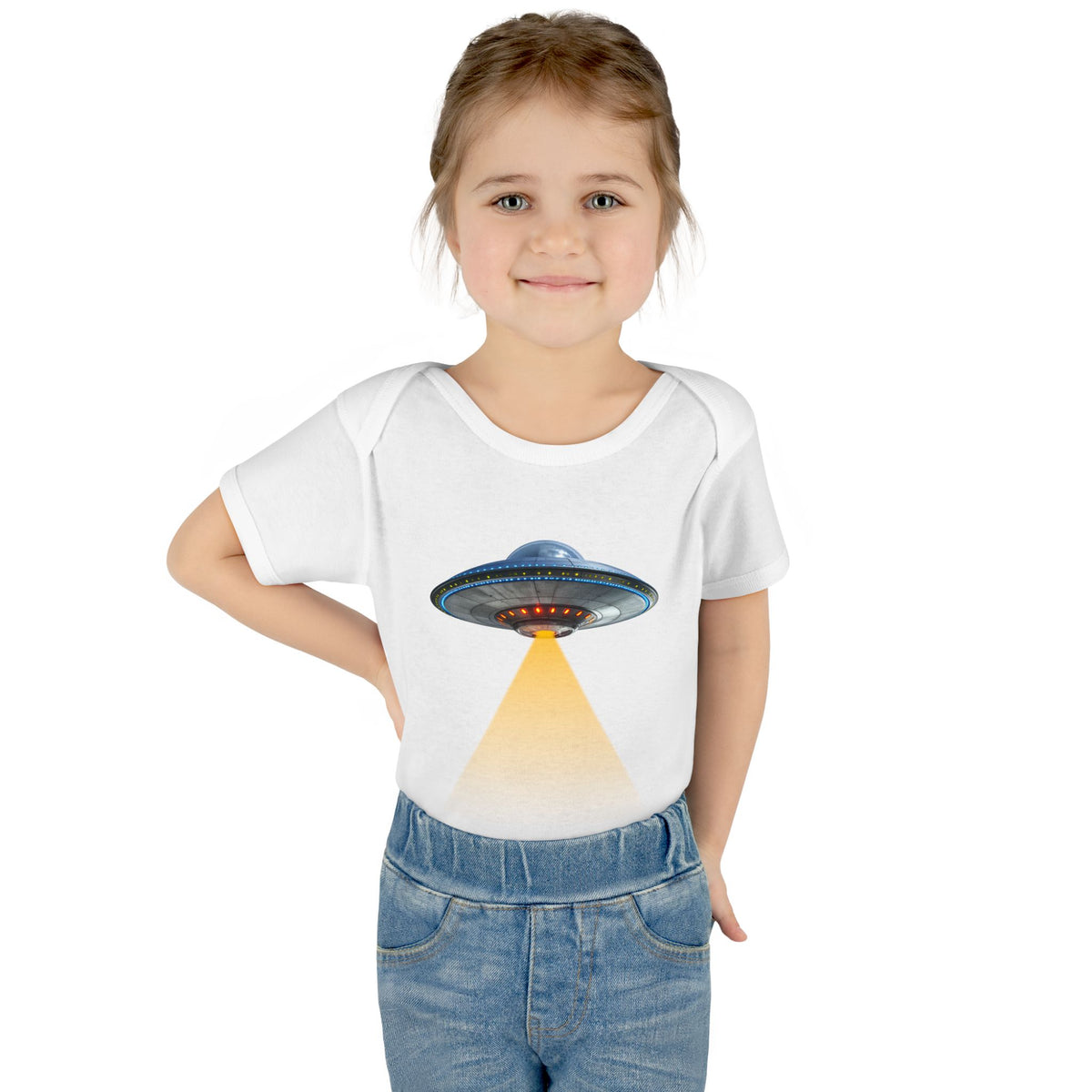UFO Infant Bodysuit | Cute Alien Spaceship Baby Onesie