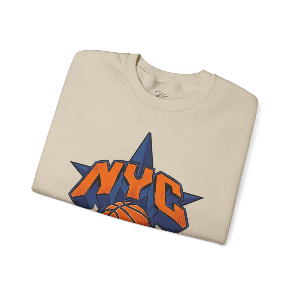 NYC Basketball Drip Crewneck Sweatshirt