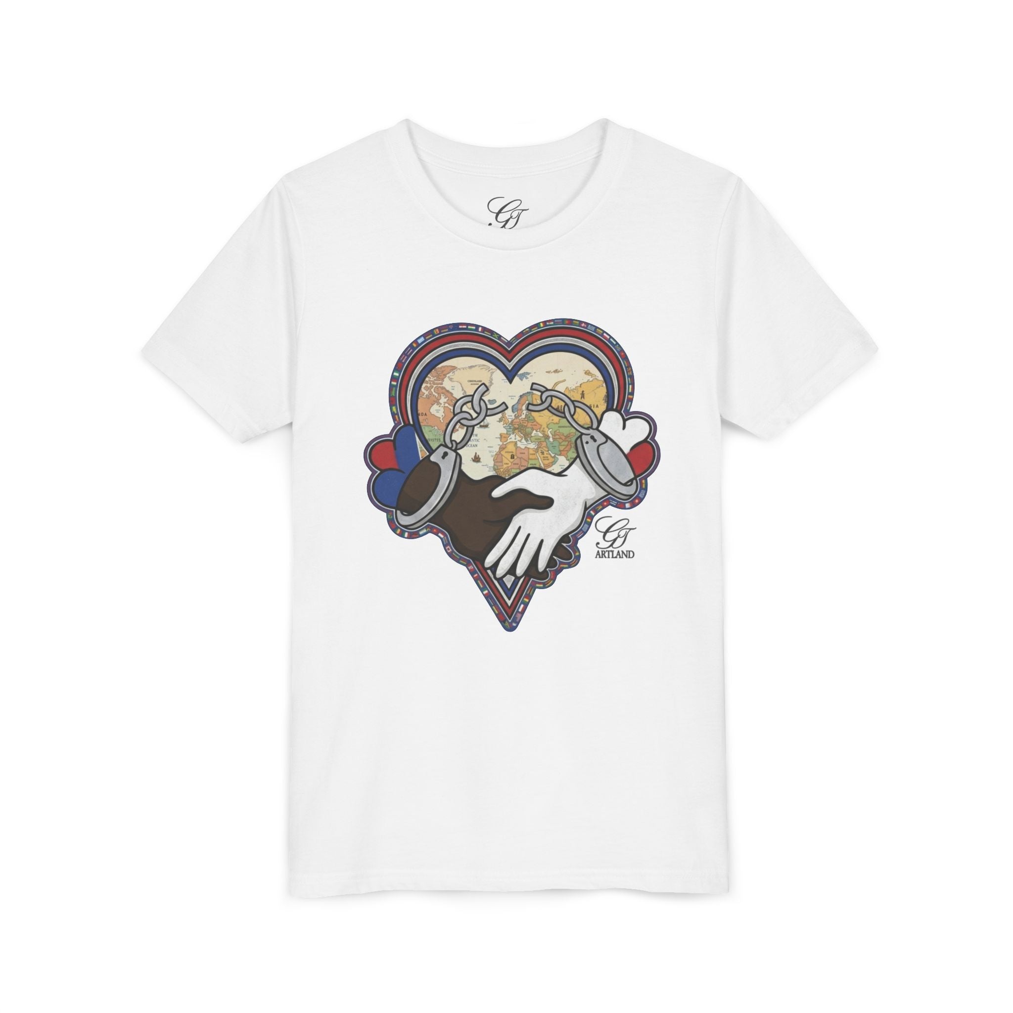 Heart Hands Graphic Tee | Youth Short Sleeve Tee by GT Artland